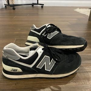 Reflective Black New Balance Sneakers